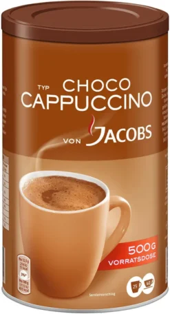 JACOBS Typ Choco Cappuccino 6 X 500 G Cappuccinopulver Löslich 6 Dosen -Kaffeeprodukte 767655cdc72730d5573dca77c48c5a19