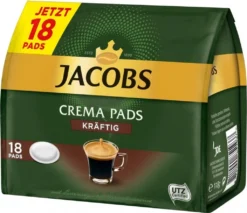 Jacobs Crema Pads Kräftig | 18 Senseo Kompatible Kaffeepads, 118 G -Kaffeeprodukte 76dffdae11197d87ff61a0cc77fde121