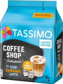 TASSIMO Kapseln Typ Iced Caramel Latte Coffee Shop Selections Discs 40 Getränke -Kaffeeprodukte 770c56e82e1edede81a3e4e294dcb6f1