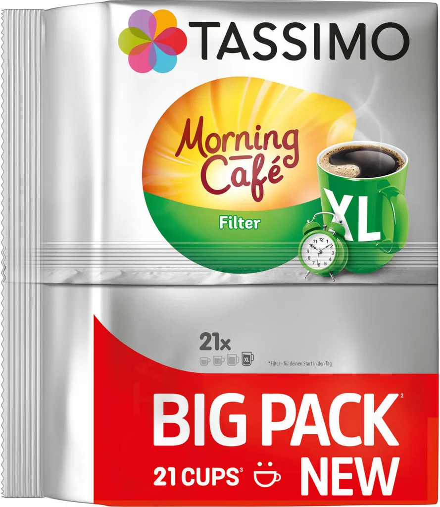 TASSIMO Kapseln Morning Café Filter XL T Discs 1 Packung - 21 Getränke Kaffeekapseln 8 TASSIMO Kapseln Morning Café Filter XL T Discs 1 Packung - 21 Getränke Kaffeekapseln – Bild 6