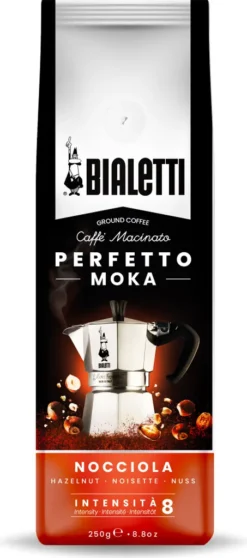 Kaffeeprodukte 43 Bialetti Perfetto Moka Nocciola, Kaffee Gemahlen, Röstkaffee, Intensität 8, 250 G, 96080321
