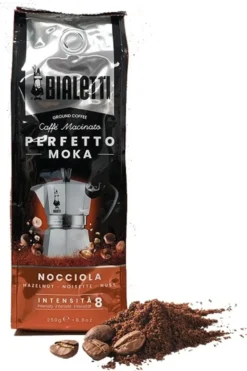 Bialetti Perfetto Moka Nocciola, Kaffee Gemahlen, Röstkaffee, Intensität 8, 250 G, 96080321 -Kaffeeprodukte 7bdf1a37b008b3d95b13560321260c8f