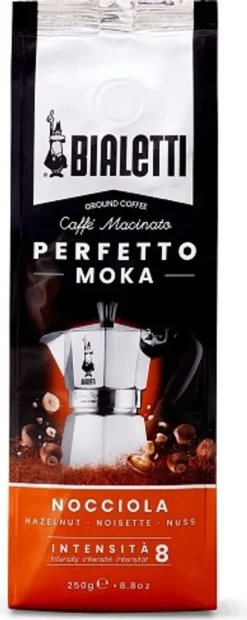 Bialetti Perfetto Moka Nocciola, Kaffee Gemahlen, Röstkaffee, Intensität 8, 250 G, 96080321 -Kaffeeprodukte 7c816962197e20521299ff0479fa6b0e