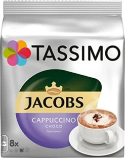 Tassimo Jacobs Cappuccino Choco | 8 T Discs, Kaffeekapseln -Kaffeeprodukte 8380f5c74ecc88431f464e7ab4490c08