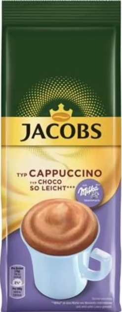 Jacobs Choco Cappuccino Kaffee So Leicht Nachfüllbeutel 400g -Kaffeeprodukte 856ebe4f47597500f6dadb18aa216cac