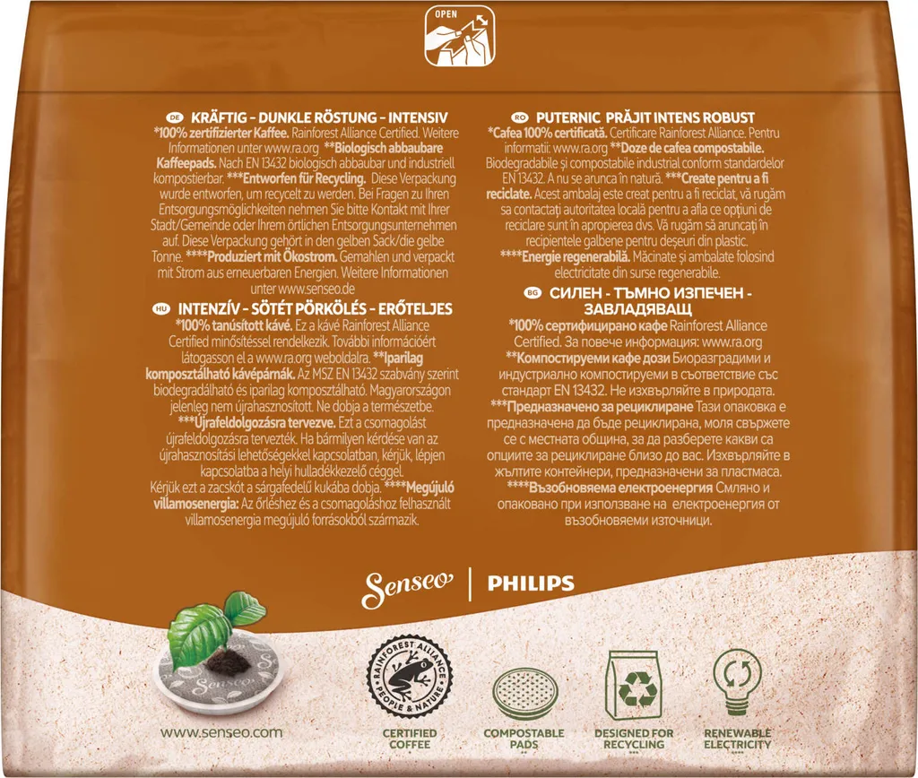 SENSEO Pads Strong Senseopads 10 X 16 Getränke - 160 Pads 7 SENSEO Pads Strong Senseopads 10 X 16 Getränke - 160 Pads – Bild 5