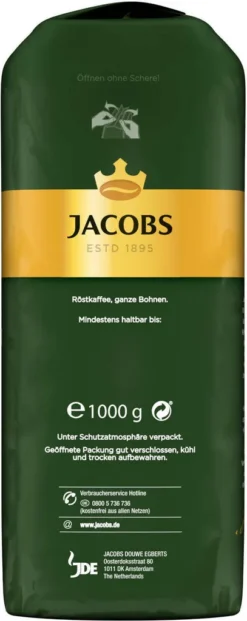 JACOBS Kaffeebohnen Krönung Crema Kräftig 2 X 1kg Ganze Kaffee Bohnen Geröstet -Kaffeeprodukte 8bc875d1bebbbf8fa9b4f1ab391edd57 2
