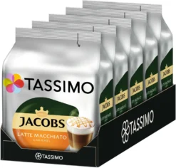 TASSIMO Jacobs Latte Macchiato Caramel 5er Pack T Discs Kapseln 5 X 8 Getränke -Kaffeeprodukte 8db26007c3b4075eaadd000797a724e3