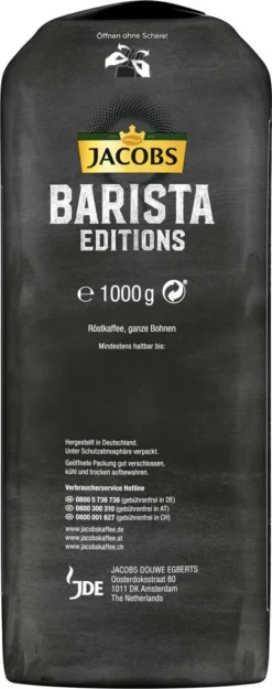 JACOBS Kaffeebohnen Barista Editions Espresso 2 X 1 Kg Espressobohnen Ganze Bohne -Kaffeeprodukte 8e9bfbc8b8605326360badd77fab4bf0