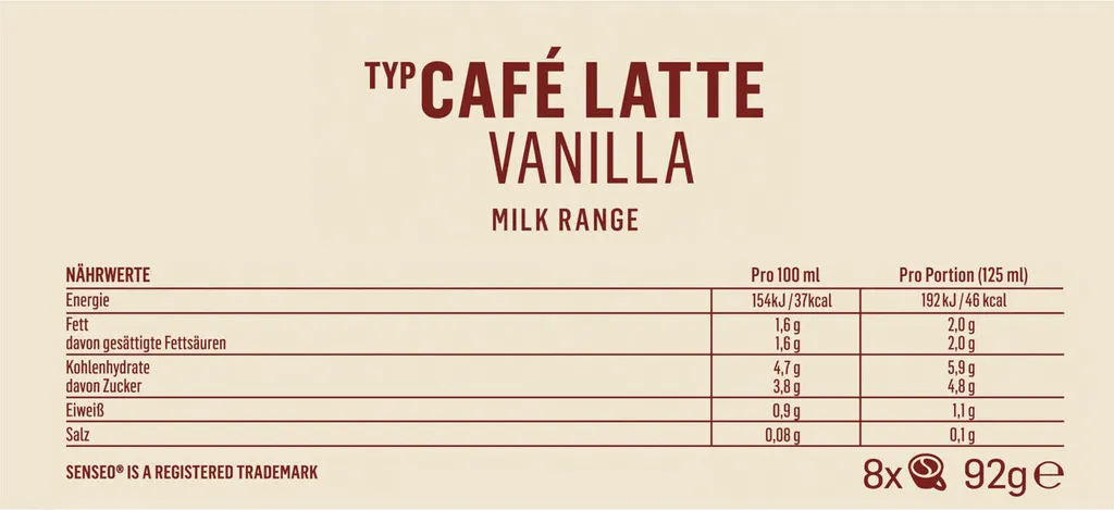 SENSEO Pads Milk Range Vielfaltspaket 5 Sorten Creamy Collection 80 Getränke 8 SENSEO Pads Milk Range Vielfaltspaket 5 Sorten Creamy Collection 80 Getränke – Bild 6