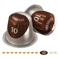 JACOBS Kapseln Espresso Intenso 5 X 40 Nespresso®* Kompatible Kaffeekapseln -Kaffeeprodukte 90b86b85a78f8ef401c874404cf9bc9c