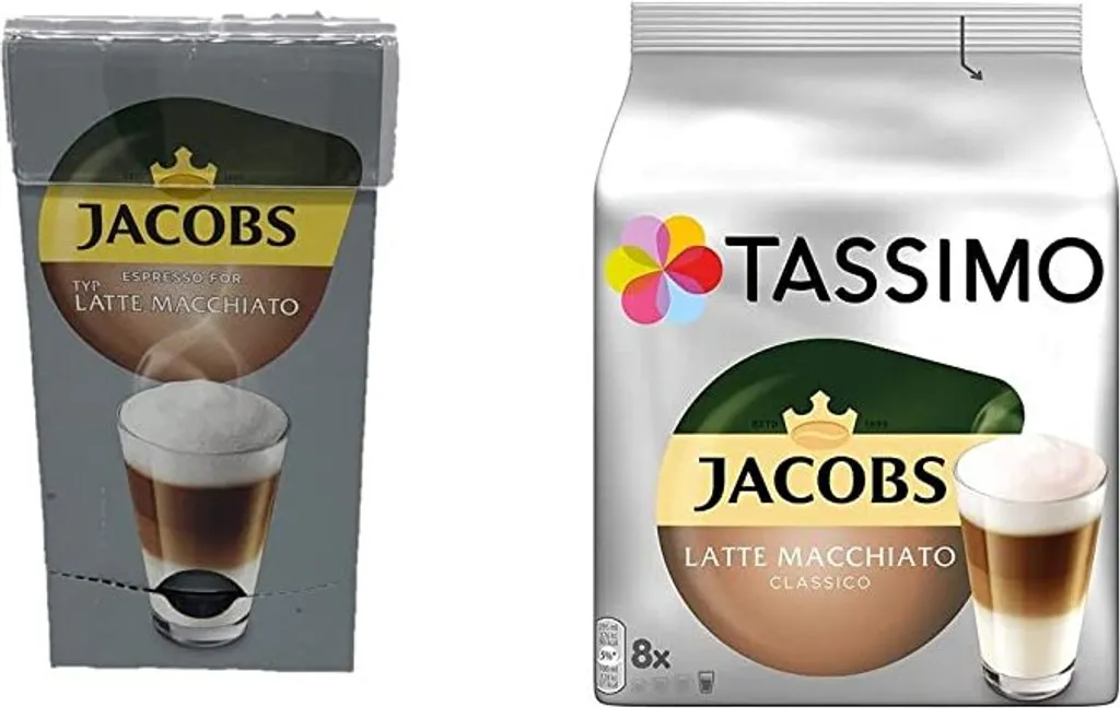 Tassimo Jacobs Latte Macchiato Classico 8er Pack, 264 G Packung 3 Tassimo Jacobs Latte Macchiato Classico 8er Pack, 264 G Packung
