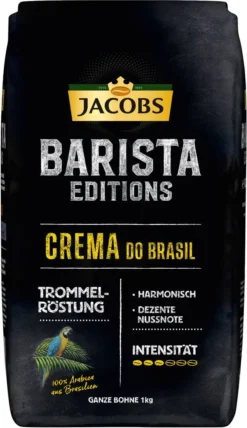 JACOBS Kaffeebohnen Barista Editions Crema Do Brasil 4 X 1 Kg Geröstete Bohnen -Kaffeeprodukte 9889224e592bc5cf7e7c57d26abe560a