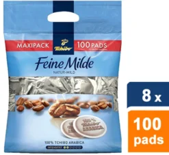 Tchibo Feine Milde Kaffee-Pads, 800 Stück (8 X 100 Pads) -Kaffeeprodukte 9d123a707f9578b29c5db0f6f13b3655