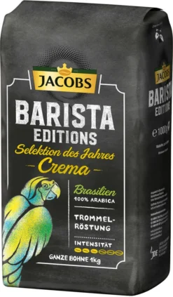 Jacobs Barista Editions Selektion Des Jahres Brasilien, Bohnenkaffee, Ganze Bohnen, Röstkaffee, Kaffeebohnen, 1000 G