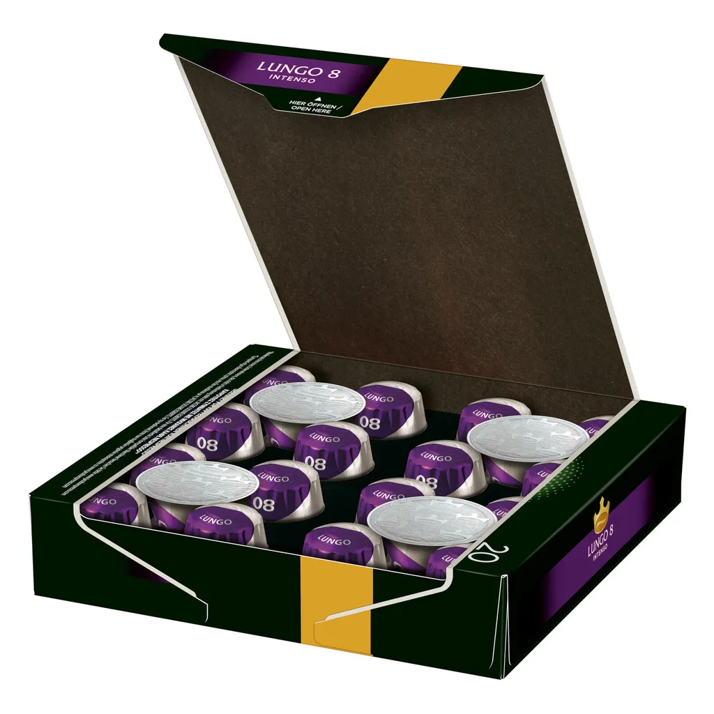 Jacobs Lungo 8 Intenso, Kaffeekapseln, Nespresso Kompatibel, Kaffee, 200 Kapseln, á 5.2 G 9 Jacobs Lungo 8 Intenso, Kaffeekapseln, Nespresso Kompatibel, Kaffee, 200 Kapseln, á 5.2 G – Bild 7