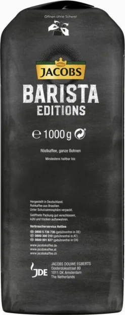 JACOBS Kaffeebohnen Barista Editions Crema Do Brasil 4 X 1 Kg Geröstete Bohnen -Kaffeeprodukte a0babf94a0917c77ea09cc8e1e8b9123