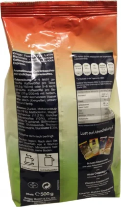 Krüger Family Latte Macchiato | 500-g-Beutel -Kaffeeprodukte a1d2ac02735a68634920120bcc6342b0