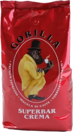 GORILLA Superbar Crema Kaffeebohnen 1 Kg -Kaffeeprodukte a32494a0b4f2603681f96631ecd8440b