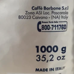 Caffe Borbone ROTE Mischung Kaffebohnen Borbone 1 Kg X 6 - Caffè Borbone -Kaffeeprodukte a55ab9f25ad475d279f6ee2e45c23063