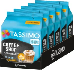 TASSIMO Kapseln Typ Iced Caramel Latte Coffee Shop Selections Discs 40 Getränke