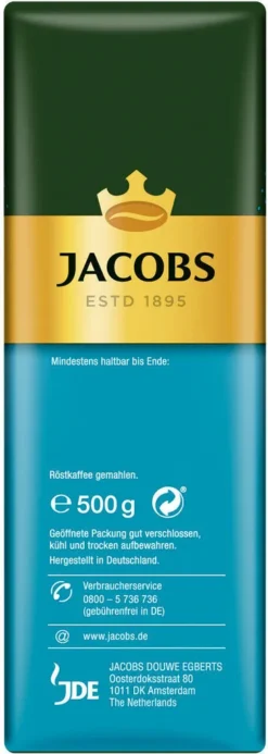 JACOBS Auslese Mild + Sanft Filterkaffee 12 X 500 G Kaffee Gemahlen 12 JACOBS Auslese Mild + Sanft Filterkaffee 12 X 500 G Kaffee Gemahlen -Kaffeeprodukte a926687809516e782eee3f08a7f6eae2 1