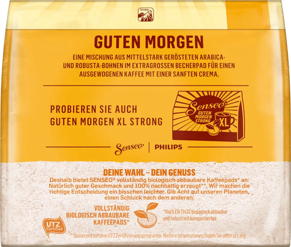 SENSEO Pads Guten Morgen XL Senseopads UTZ 5 X 10 Kaffeepads 7 SENSEO Pads Guten Morgen XL Senseopads UTZ 5 X 10 Kaffeepads – Bild 5