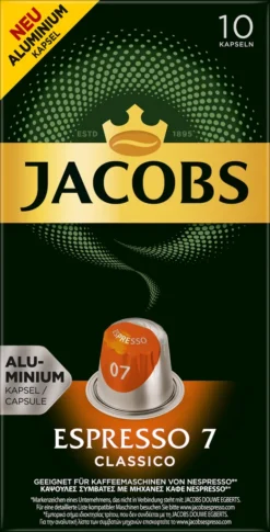 Jacobs Espresso Classico | 10 Nespresso® Komp. Kapseln