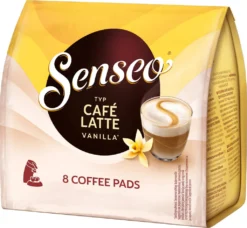 Senseo Café Latte Vanilla 10er Pack Kaffee Pads 10x 8 Pads, 80 Getränke 17 Senseo Café Latte Vanilla 10er Pack Kaffee Pads 10x 8 Pads, 80 Getränke -Kaffeeprodukte a97f1a2b0dceb441a06ac8ca36287a61