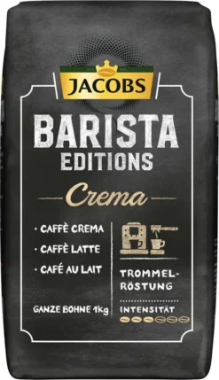 JACOBS Kaffeebohnen Barista Editions Crema 2x1 Kg Ganze Kaffee Bohnen Geröstet -Kaffeeprodukte ab9ca3100f459aa8a226ca51bca84e41