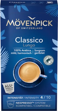 Mövenpick Classico Lungo Green Cap Aus Gemahlenen Arabica Bohnen 57g -Kaffeeprodukte acc9ca9672f4bf4842b90c9a4e926270