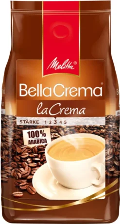 Melitta Kaffee BellaCrema LaCrema Ganze Bohne, Mittelstarke Kaffeebohnen, 8er Pack, 8 X 1000g -Kaffeeprodukte ad1ae02e48100ca81268a2b5b915c810
