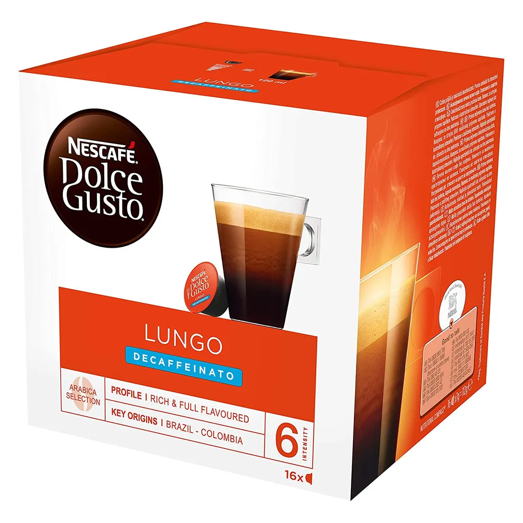 Nescafé® Nescafé Dolce Gusto Lungo Decaffeinato Entkoffeiniert | 16 Kaffeekapseln 8 Nescafé® Nescafé Dolce Gusto Lungo Decaffeinato Entkoffeiniert | 16 Kaffeekapseln – Bild 6