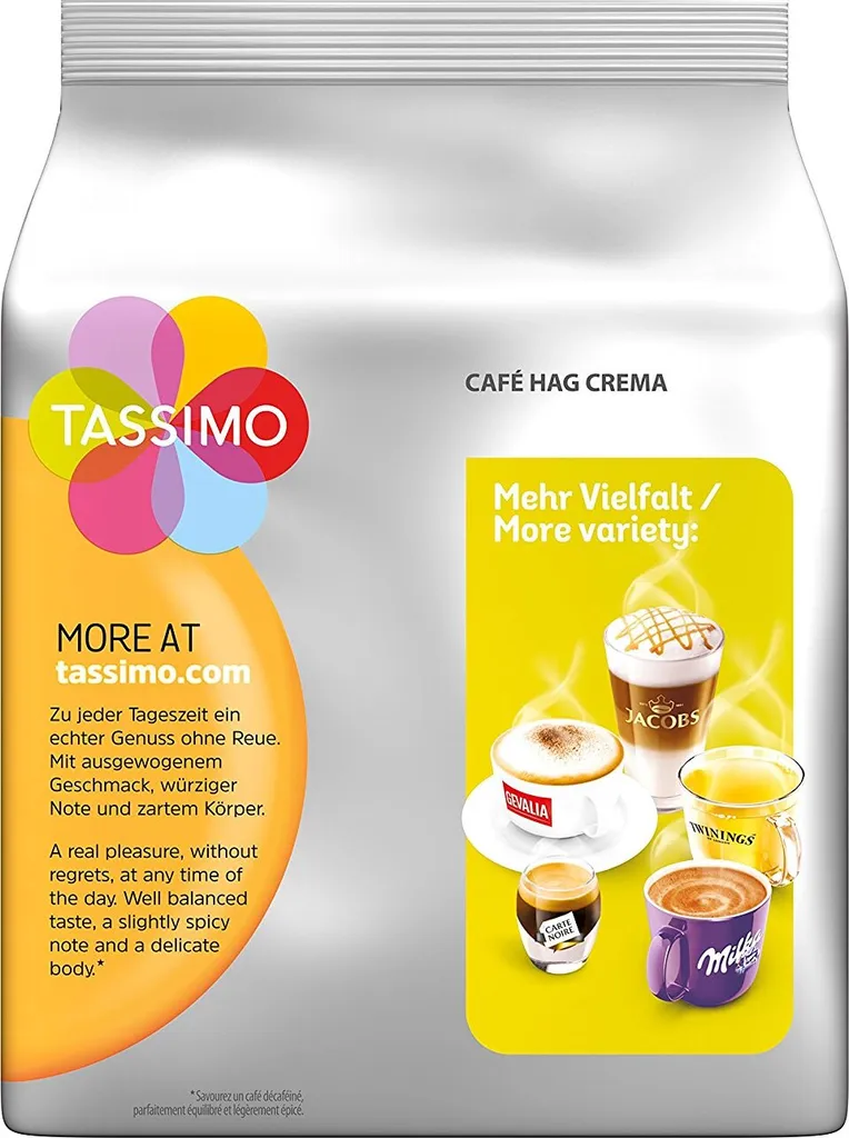 TASSIMO Café HAG Entkoffeiniert 5er Pack T Discs Kaffee Kapseln 5 X 16 Getränke 5 TASSIMO Café HAG Entkoffeiniert 5er Pack T Discs Kaffee Kapseln 5 X 16 Getränke – Bild 3