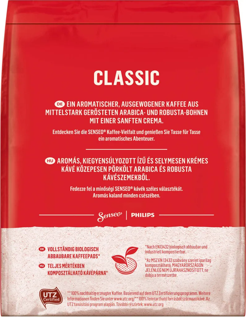 SENSEO Pads Classic UTZ 10 X 36 Getränke Pads Vorratspackung 7 SENSEO Pads Classic UTZ 10 X 36 Getränke Pads Vorratspackung – Bild 5