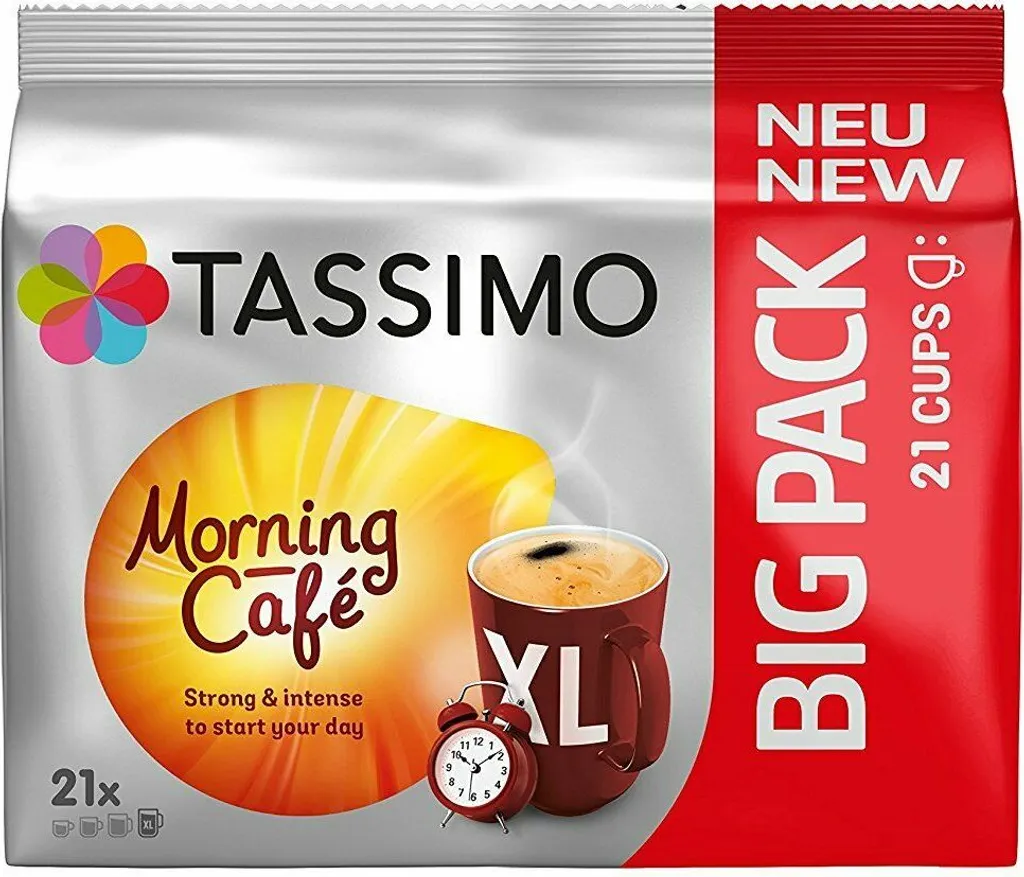 TASSIMO Vielfaltspaket XL Becherportion 5 Sorten Morning Café Mild Crema Intenso 6 TASSIMO Vielfaltspaket XL Becherportion 5 Sorten Morning Café Mild Crema Intenso – Bild 4