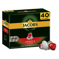 JACOBS Kapseln Lungo Classico 5 X 40 Nespresso®* Kompatible Kaffeekapseln -Kaffeeprodukte b9c12fc617108ced0e9f61cd4dbef06e