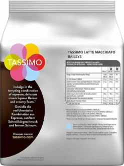 Tassimo Kapseln Typ Latte Macchiato Bailey's | 8 Kaffeekapseln -Kaffeeprodukte b9c4f92fbbb7ca8793d2e92fa7855700
