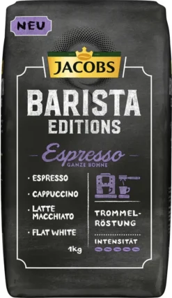 JACOBS Kaffeebohnen Barista Editions Espresso Esproessobohnen 4x1 Kg +2 Dosen 12 JACOBS Kaffeebohnen Barista Editions Espresso Esproessobohnen 4x1 Kg +2 Dosen -Kaffeeprodukte b9ef424a24f203bd06de4d4ae9ae8f96 1