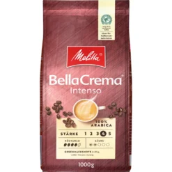 MELITTA Ganze Kaffeebohnen BellaCrema Intenso 1 Kg Starkes Aroma Intensiv -Kaffeeprodukte bd1854e266eec71dcf5dc8e7d7d9c62d