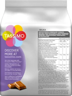 Tassimo Milka Kakaospezialität | 8 T Discs, Kaffeekapseln -Kaffeeprodukte bee42bedbd32ef355b41293081e07d44