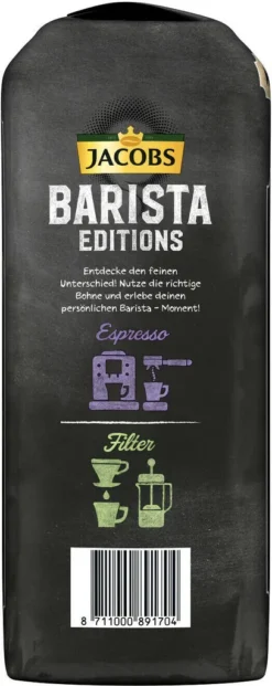JACOBS Kaffeebohnen Barista Editions Crema Ganze Bohne 4x1 Kg + 2 Alu Dosen Im Barista Design -Kaffeeprodukte c40e9596687c5302ce75acc9d87cd257 1