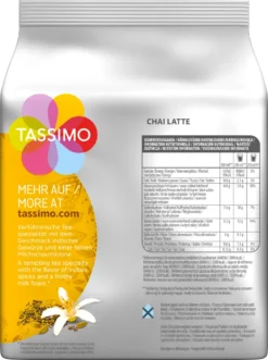 Tassimo Chai Latte | 8 T Discs -Kaffeeprodukte c490b15a29779f60954ac84adc6fca7a