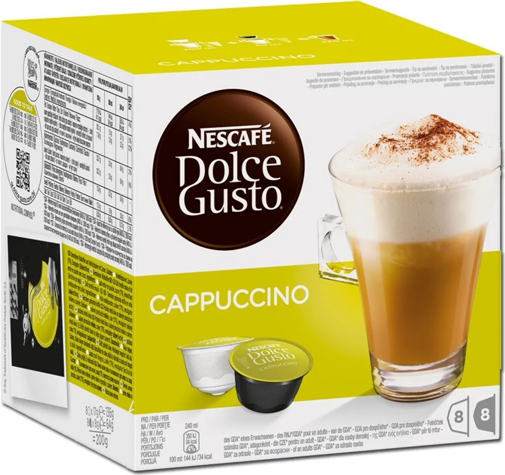 Nescafé® Nescafé Dolce Gusto Cappuccino | 8 Kaffeekapseln 3 Nescafé® Nescafé Dolce Gusto Cappuccino | 8 Kaffeekapseln