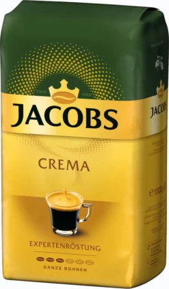 JACOBS Expertenröstung Crema Kaffee Ganze Bohne 4 X 1 Kg Kaffeebohnen -Kaffeeprodukte c5fbeba616713316147ebd83d88ced95
