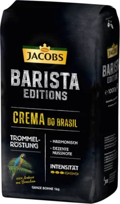 JACOBS Kaffeebohnen Barista Editions Crema Do Brasil 4 X 1 Kg Geröstete Bohnen -Kaffeeprodukte c601599fb9864d24b1d7f23a671afd99