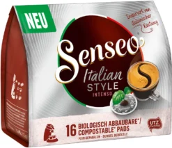 SENSEO Pads Italian Style Senseopads UTZ 80 Getränke Kaffeepads 11 SENSEO Pads Italian Style Senseopads UTZ 80 Getränke Kaffeepads -Kaffeeprodukte c6b109c25f5dbd91d92bacf28c3d0aa3