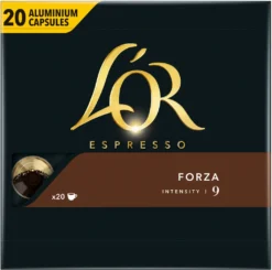 L'OR Kapseln Forza 9 Espresso 5 X 20 Nespresso®* Kompatible Kaffeekapseln -Kaffeeprodukte ccdd37ff6bf949158a1ab8db4a58f4cd