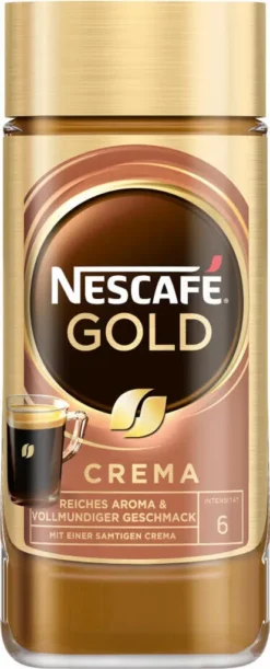 Nescafé® Nescafé Gold Crema | Löslicher Kaffee | 200g-Glas -Kaffeeprodukte ce2185120a564df7dcb628120ed27429