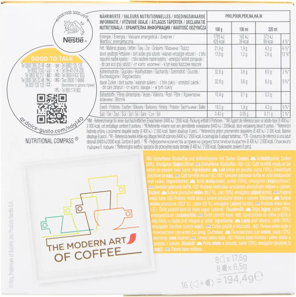 Nescafé® Nescafé Dolce Gusto Latte Macchiato | 8 Kaffeekapseln 7 Nescafé® Nescafé Dolce Gusto Latte Macchiato | 8 Kaffeekapseln – Bild 5